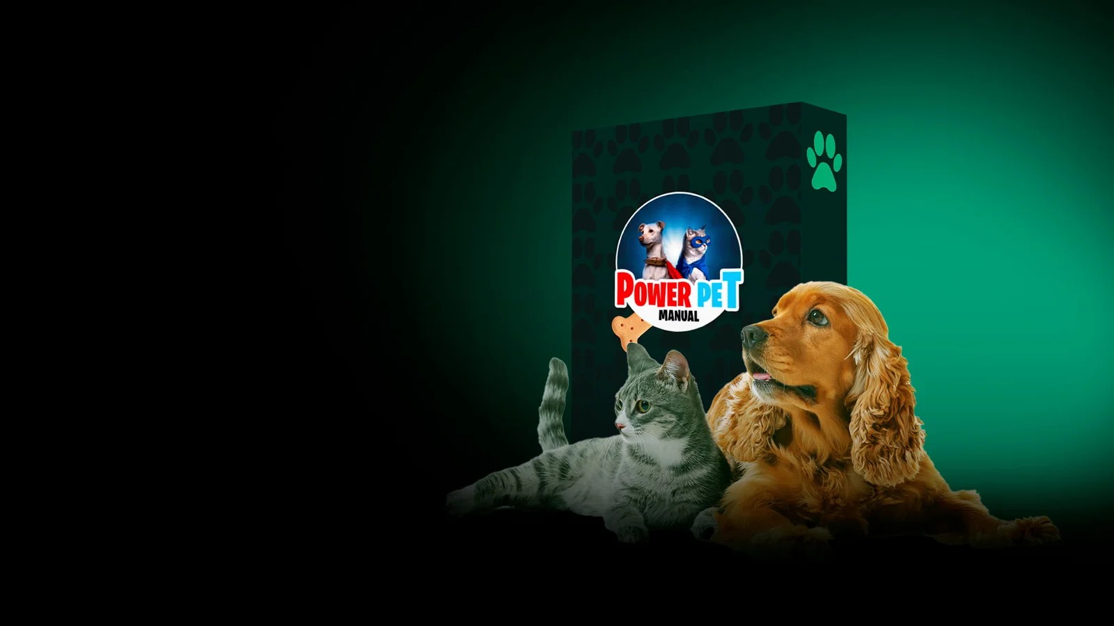 Perro, gato y material digital de snacks naturales