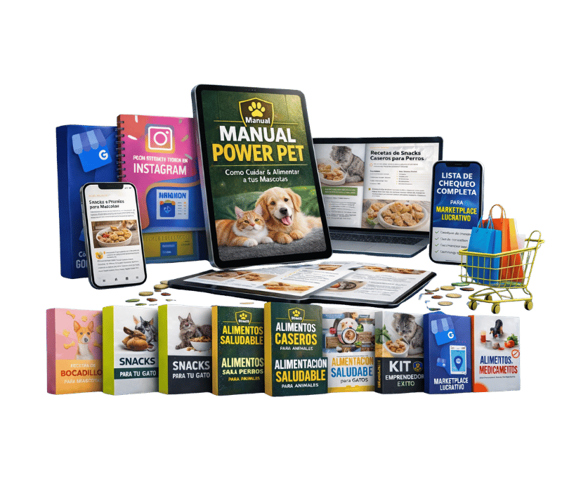 Kit digital de recetas y materiales para mascotas